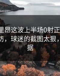 美洲杯里昂这波上半场0射正太反常，瞬间破防，球迷的截图太狠，开云数据
