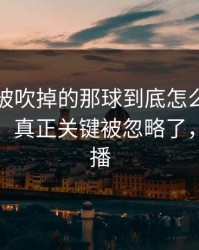 富勒姆被吹掉的那球到底怎么算？后背发凉，真正关键被忽略了，开云直播